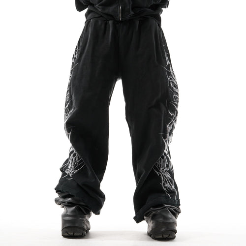 "TRIBAMETAL" SWEATPANTS